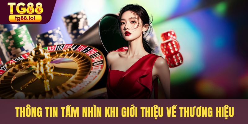 Thông tin tầm nhìn khi giới thiệu về thương hiệu